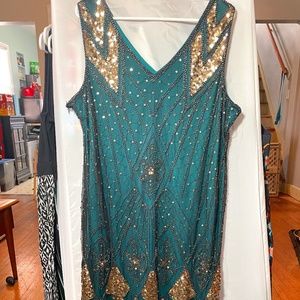 1920s Flapper dress, size 3X
